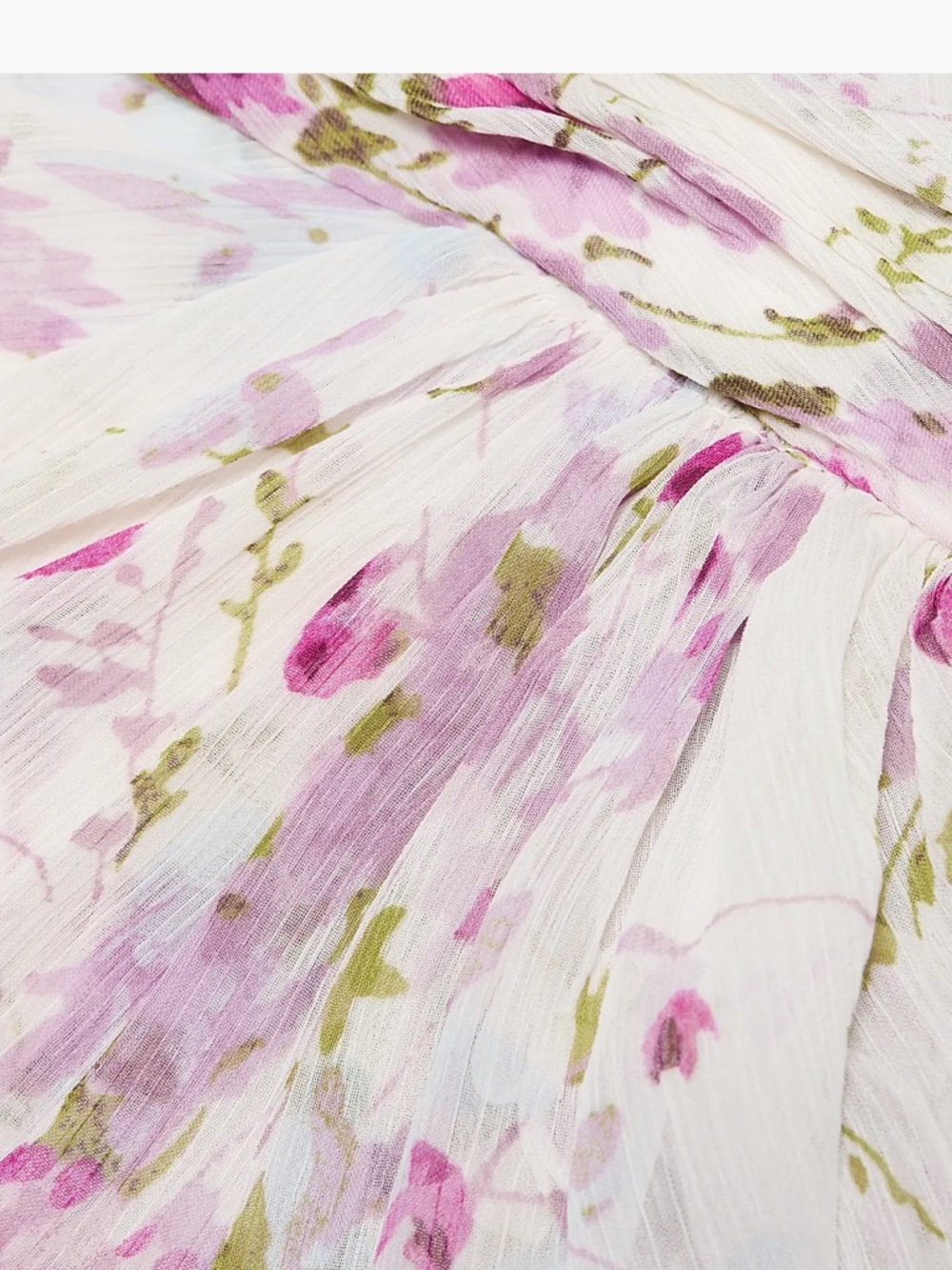 NWT Cinq a Sept Midsummer Bloom Magy Gown Ivory Floral Strapless Maxi Dress 10 - Picture 6 of 7